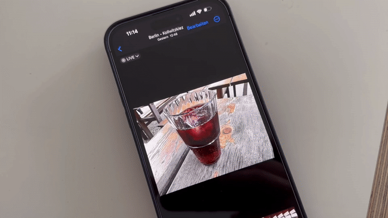 Bild freistellen unter iOS 16