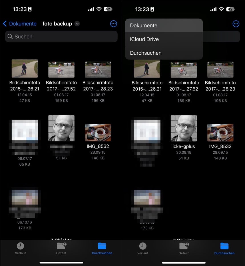 iPhone-Tipp für Dateien-App